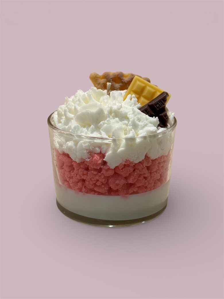 "Ķirši šokolādē (3)" svece