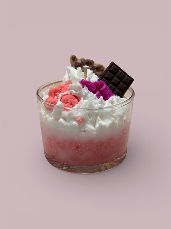 "Ķirši šokolādē (2)" svece