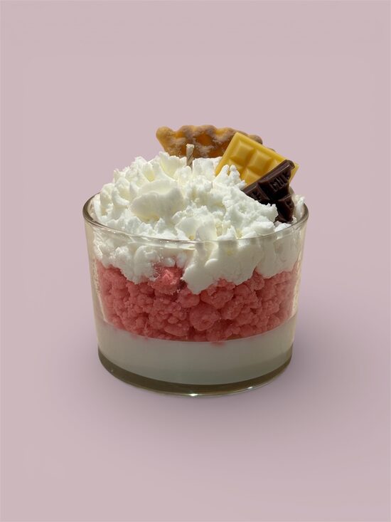 "Ķirši šokolādē (3)" svece